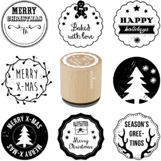 HANKO Stempel & Gravur - COLOP Arts and Crafts - Woodies Collection Noël