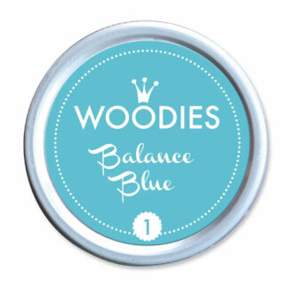 HANKO Stempel & Engraver - Woodies Inkpad - 01 Balance Blue