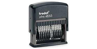 Tampons encreurs numéroteurs Trodat Printy