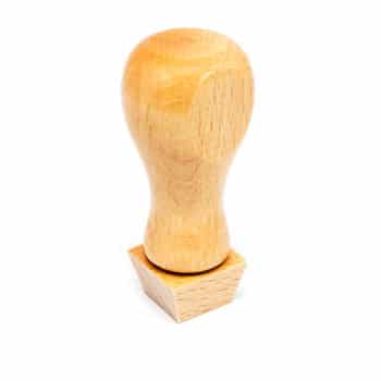 HANKO Luxembourg - Tampon en bois carré 15x15mm