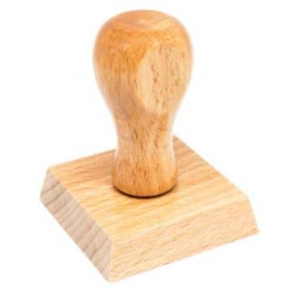 HANKO Luxembourg - Tampon en bois carré 50x50mm