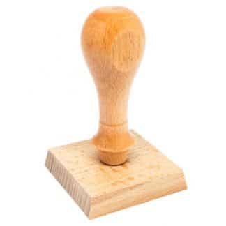HANKO Luxembourg - Tampon en bois carré 70x70mm