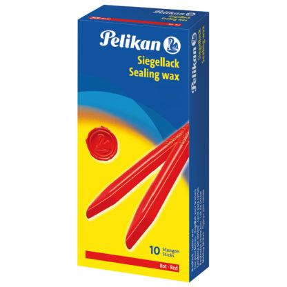 HANKO Luxembourg - Boîte de cire à cacheter rouge de Pelikan