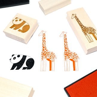 Wooden stamps for crafts