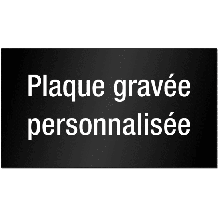 Comment Savoir Si Une Plaque Personnalisee Est Disponible Luxembourg Plaque gravée personnalisée pour boîte aux lettres/sonnette de 0,1mm