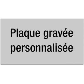 HANKO Stempel & Gravur - Plaque gravée personnalisée - Argent