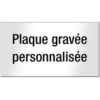 Plaques gravées