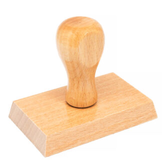 HANKO Stempel & Gravur - Wooden stamp - 80x50mm