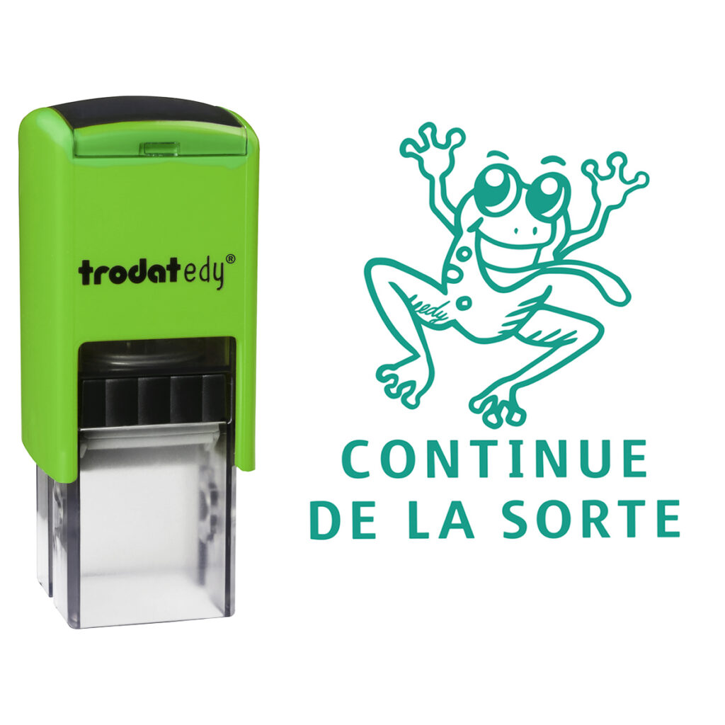 HANKO Stempel & Gravur - Tampon pour enseignants - Trodat edy - Continue de la sorte