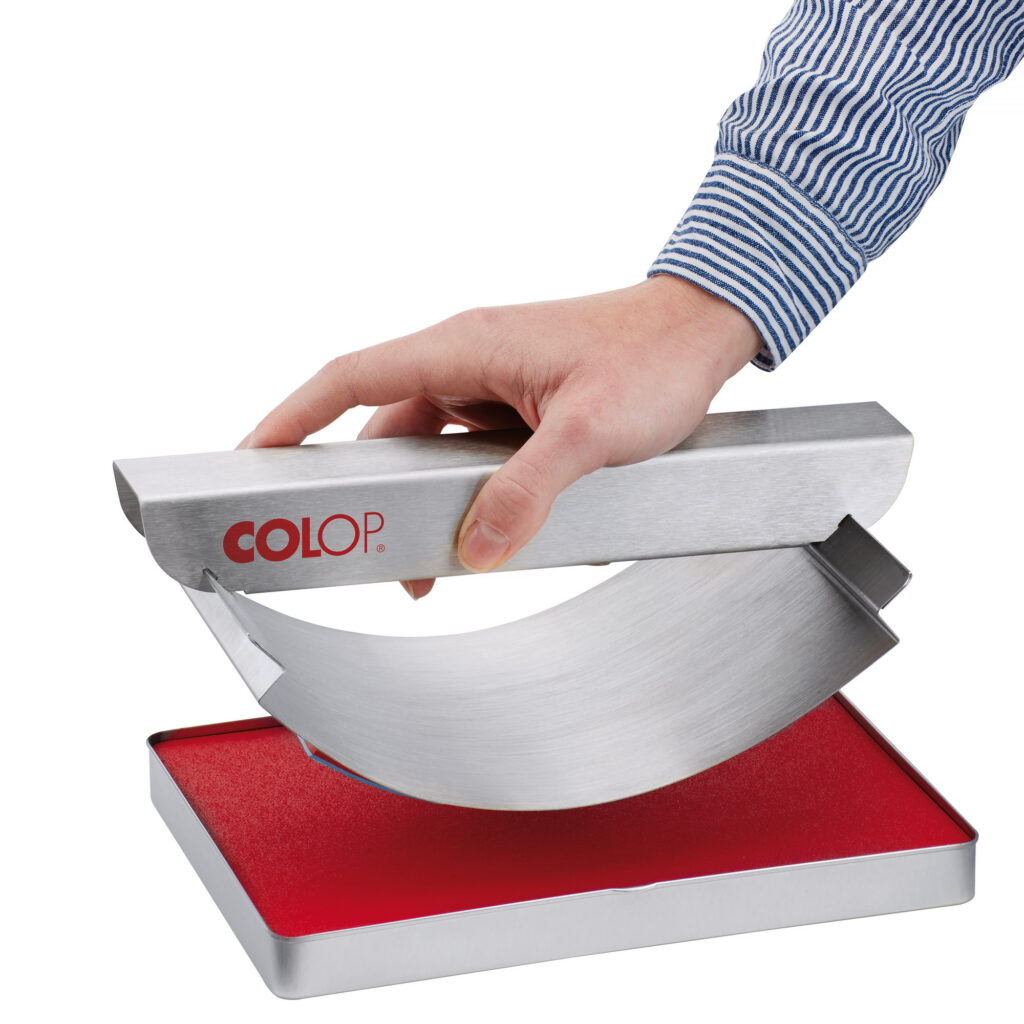 HANKO Stempel & Gravur - COLOP Top Pad - COLOP Swing Stamp Applikation