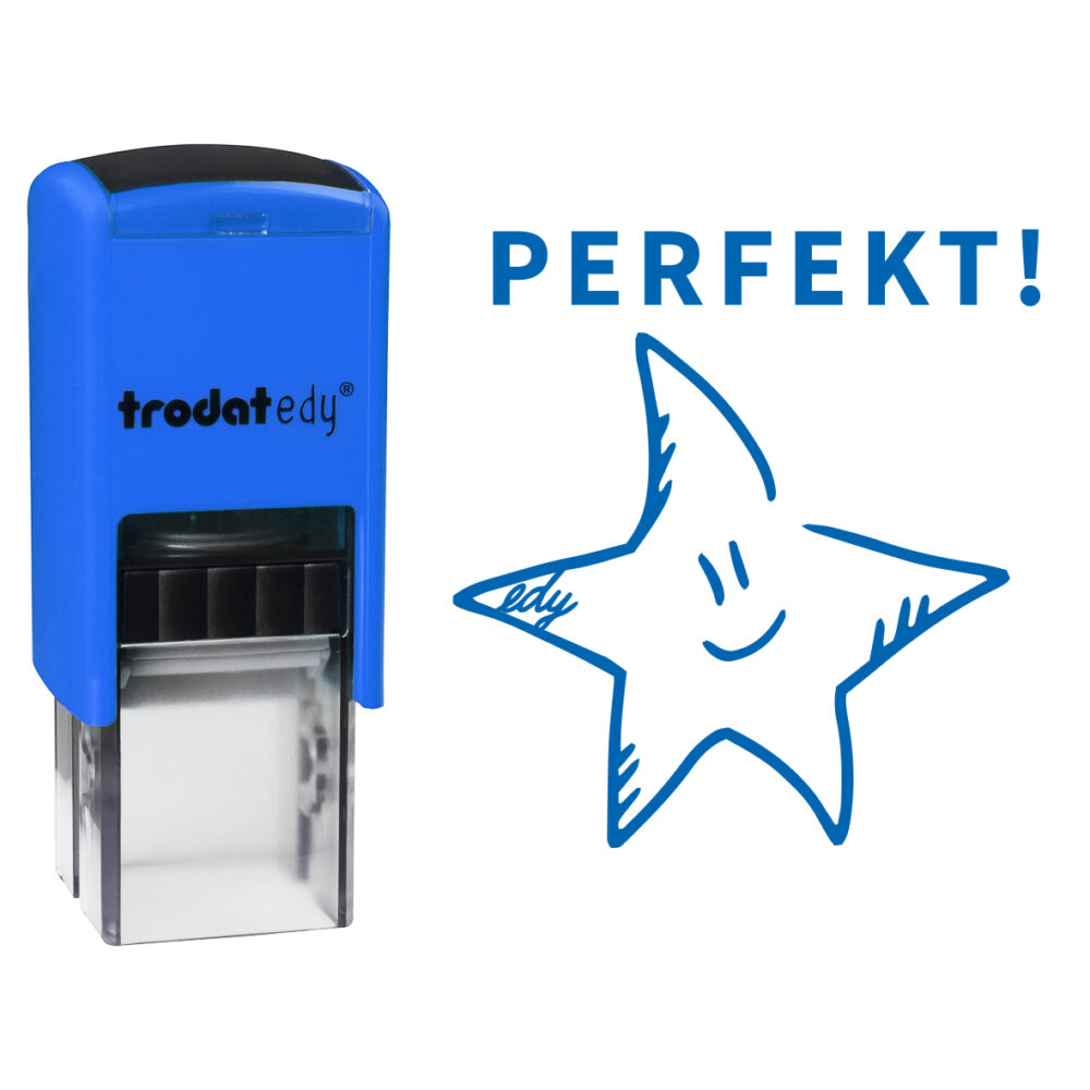 HANKO Stempel & Gavur - Trodat edy - Tampon pour enseignants - Perfekt!