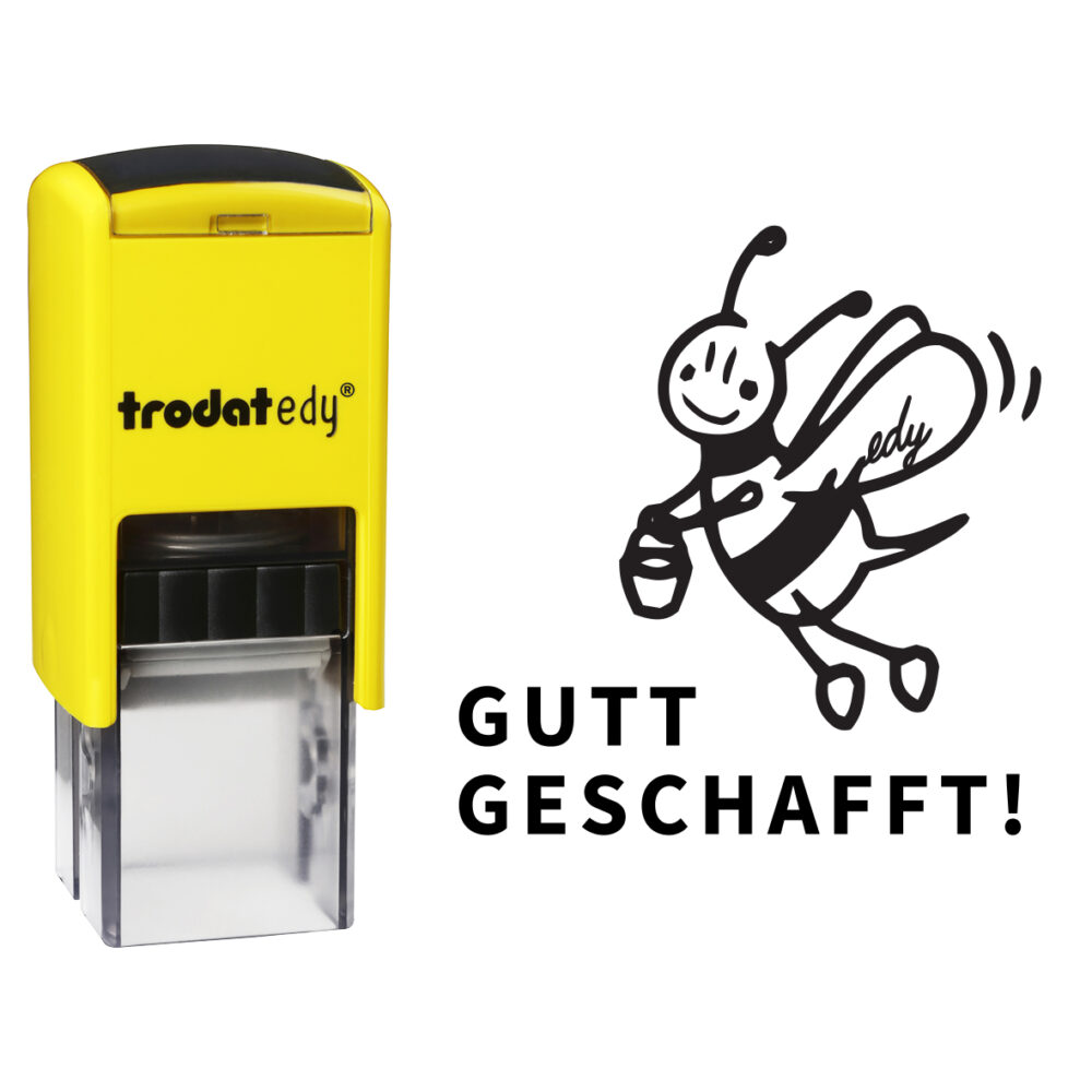 HANKO Stempel & Gavur - Trodat edy - Tampon pour enseignants - Gutt geschafft!