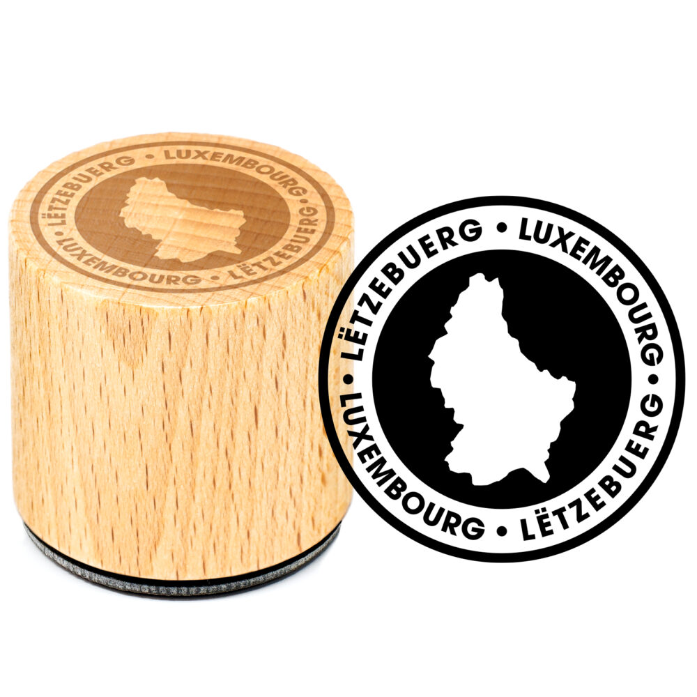 HANKO Stempel & Gravur - Creative wooden stamps - Luxembourg Collection - Lëtzebuerg