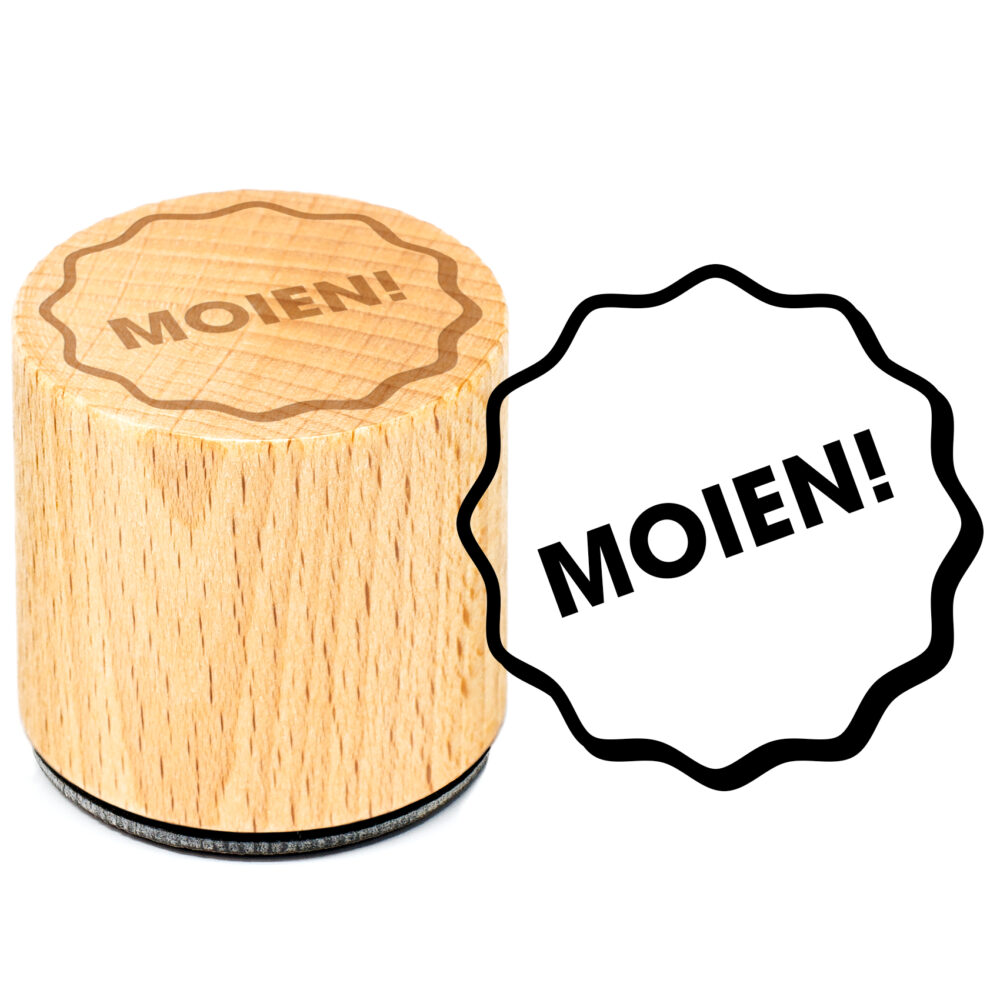 HANKO Stempel & Gravur - Creative wooden stamps - Luxembourg Collection - Moien!