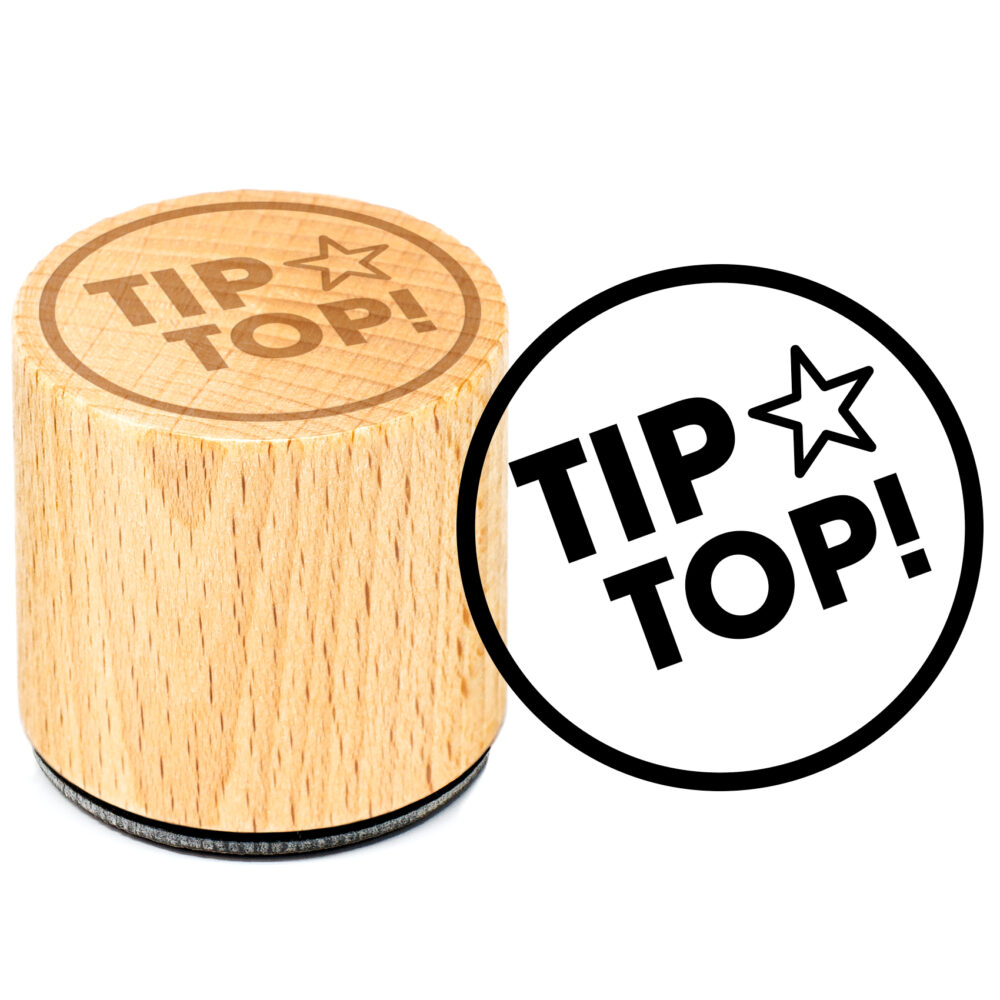 HANKO Stempel & Gravur - Kreative Holzstempel - Luxembourg Collection - Tip Top!