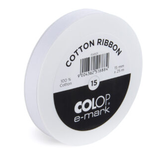 HANKO Stempel & Gravur - Ruban en coton pour COLOP e-mark - 15 mm