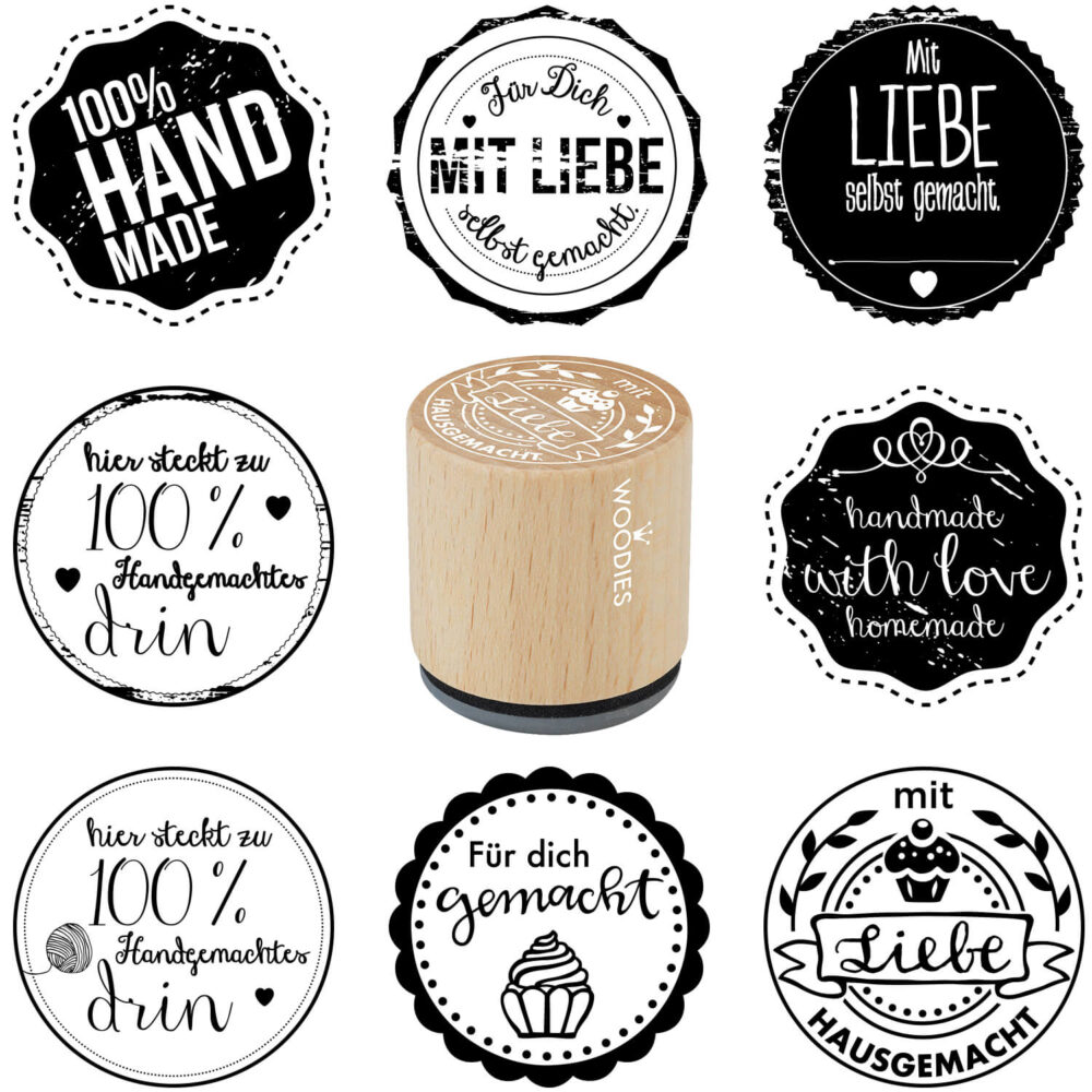 HANKO Stempel & Gravur - COLOP Arts and Crafts - Woodies Handmade Collection