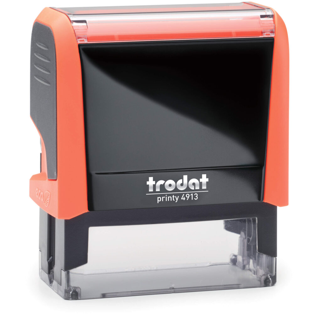 HANKO Stempel & Engraver - Trodat Printy 4913 - Neon Orange