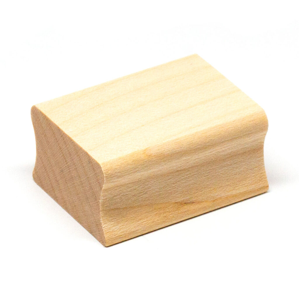 Tampon en bois pour loisirs créatifs et scrapbooking 40 x 30 mm