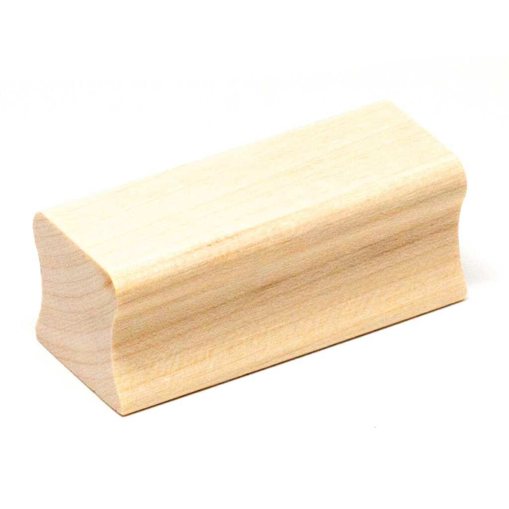 Tampon en bois pour loisirs créatifs et scrapbooking 50 x 20 mm