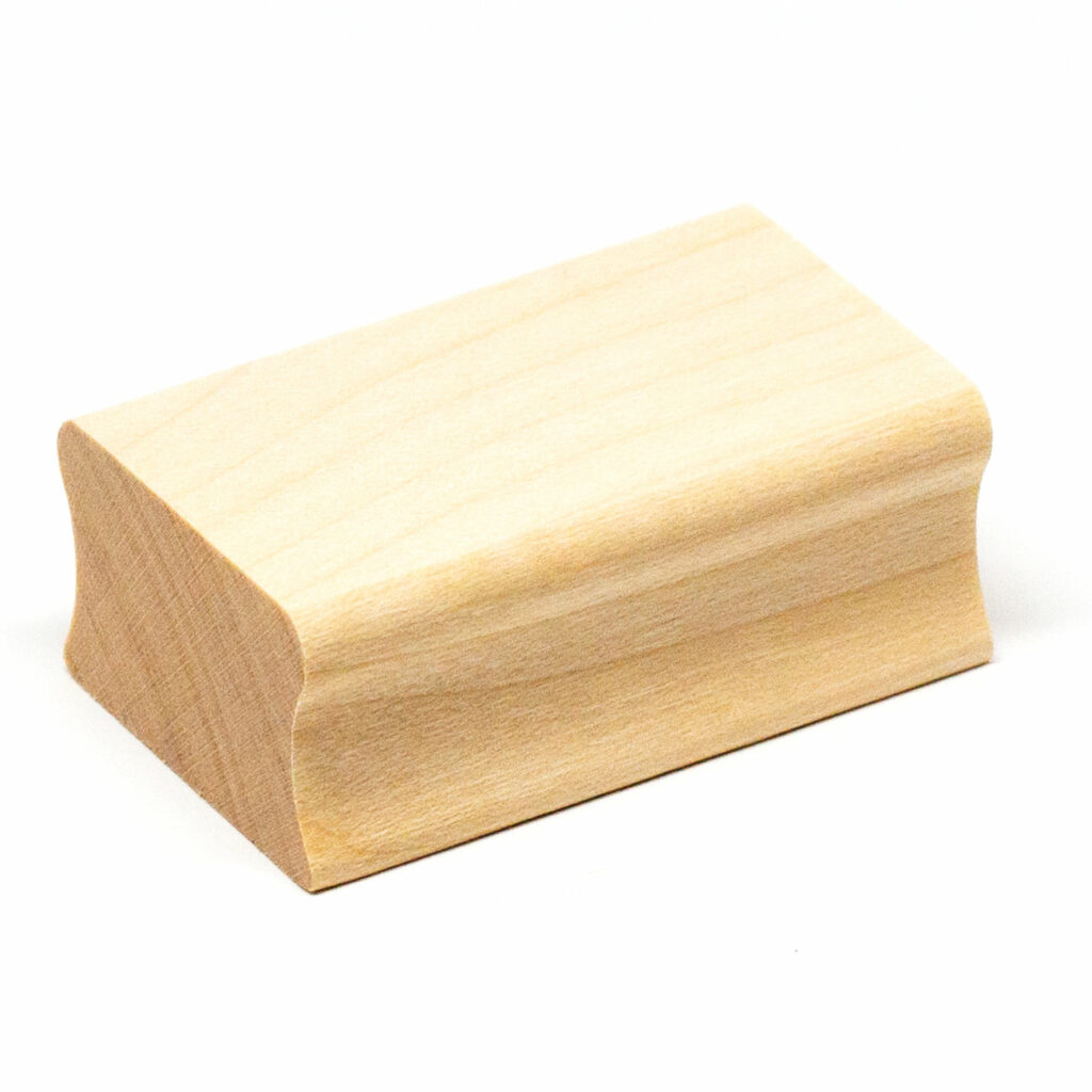 Tampon en bois pour loisirs créatifs et scrapbooking 50 x 30 mm