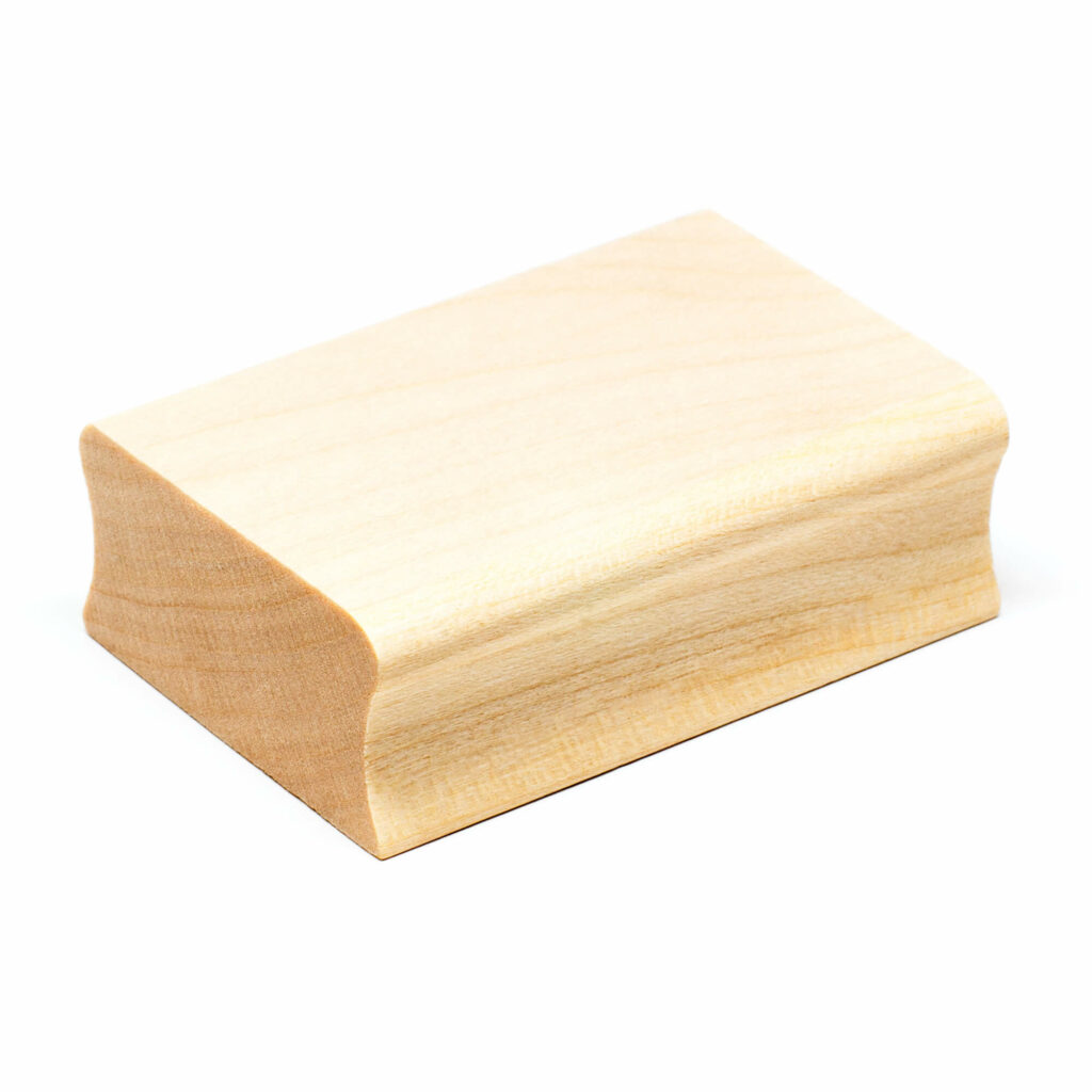 Tampon en bois pour loisirs créatifs et scrapbooking 60 x 40 mm