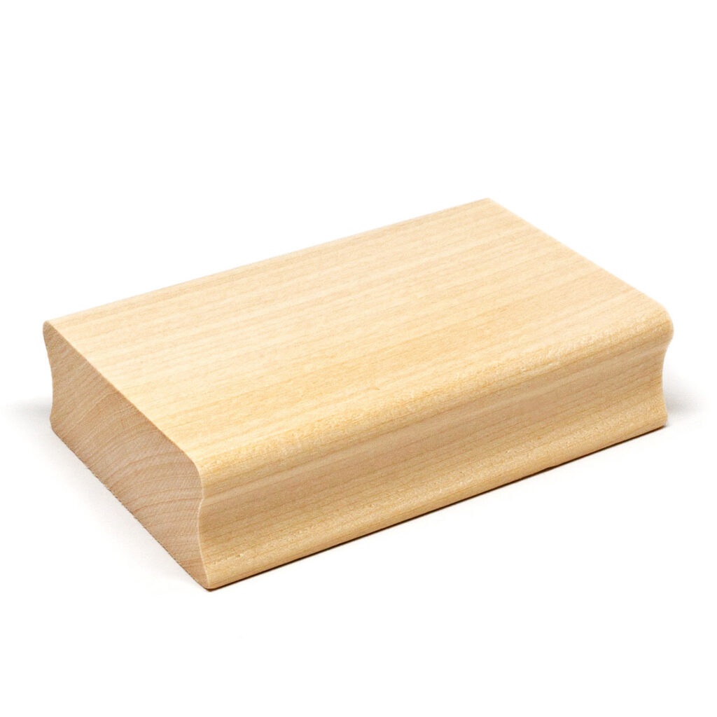 Tampon en bois pour loisirs créatifs et scrapbooking 80 x 50 mm