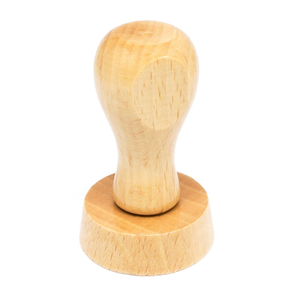Tampon en bois personnalisé Ø 40 mm