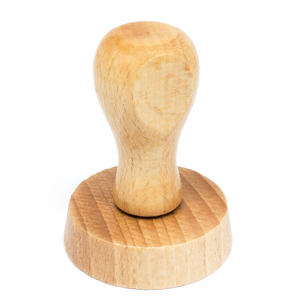 Tampon en bois personnalisé Ø 50 mm