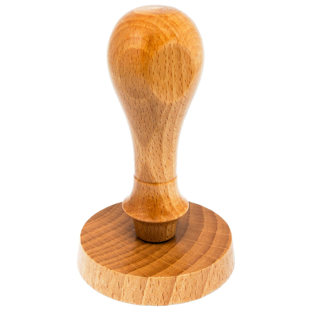 Tampon en bois personnalisé Ø 70 mm